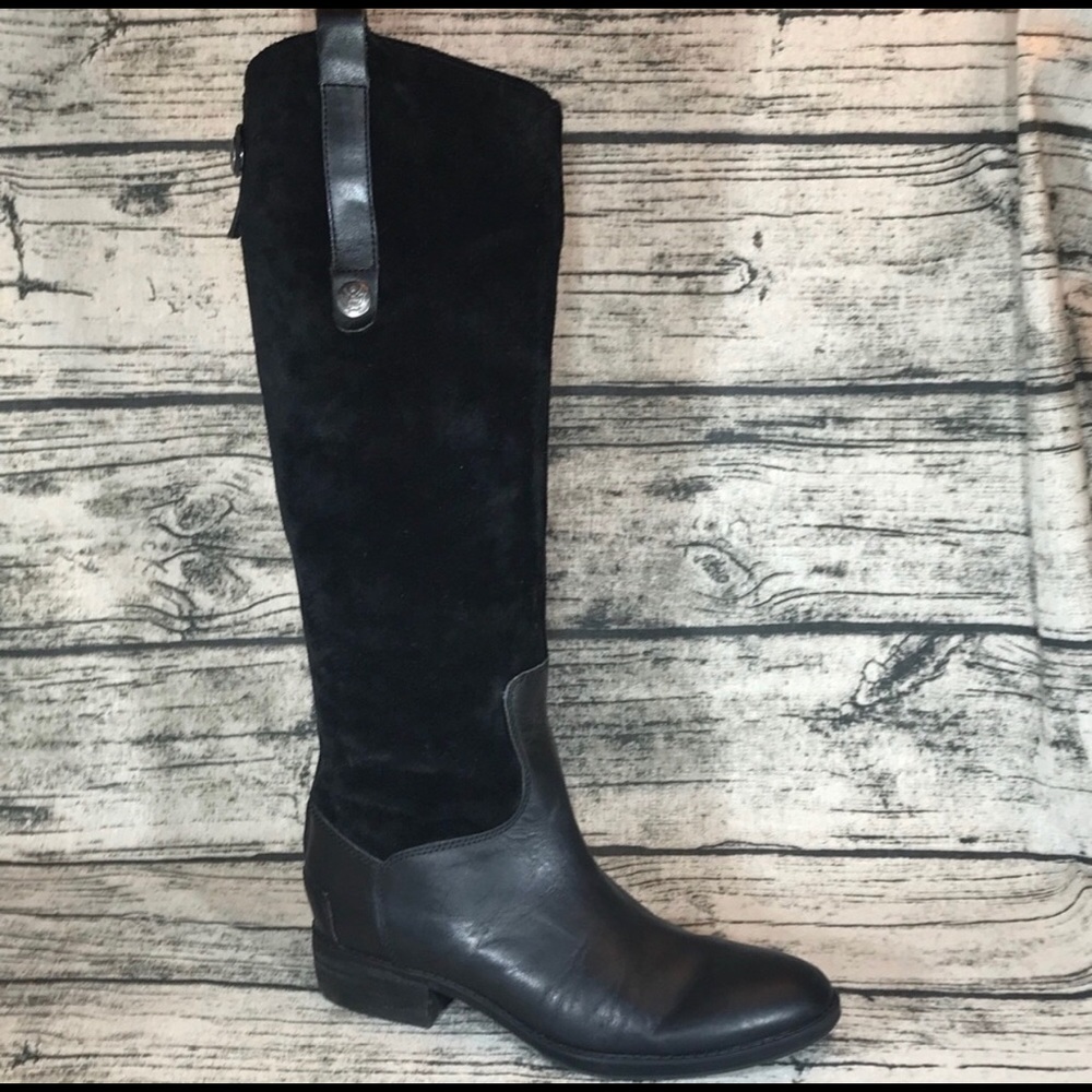Sam Edelman Suede Leather Pembrooke Riding Boots